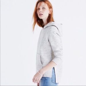 Madewell Side Slit Gray hoodie